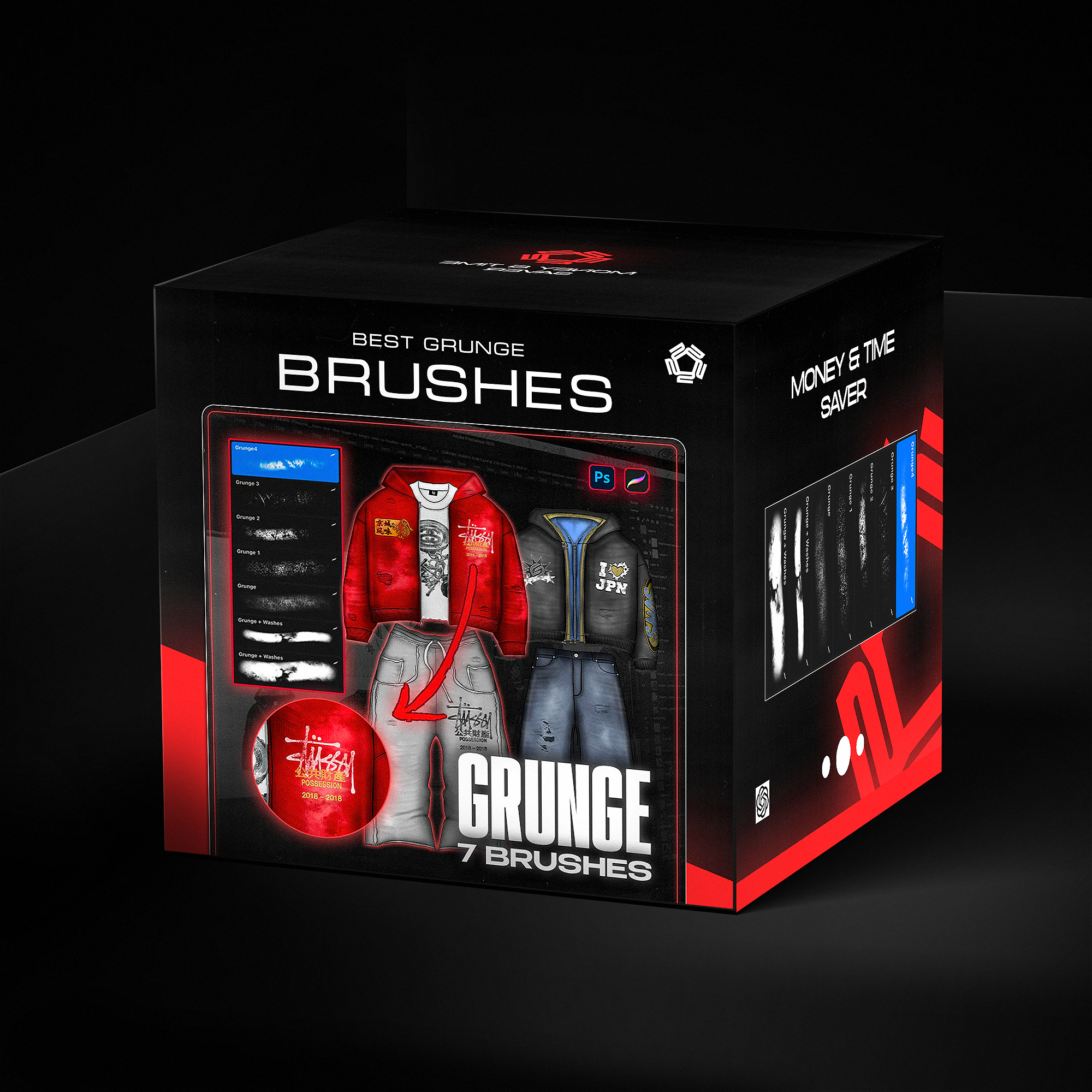 Grunge Brushes - Procreate
