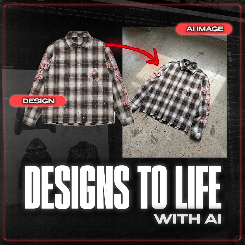 Turn Your Designs To LIfe With AI - GUIDE