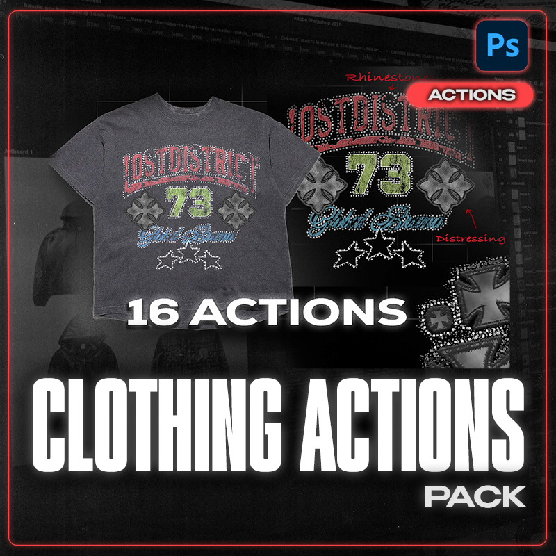 Clothing Actions Pack - Photoshop