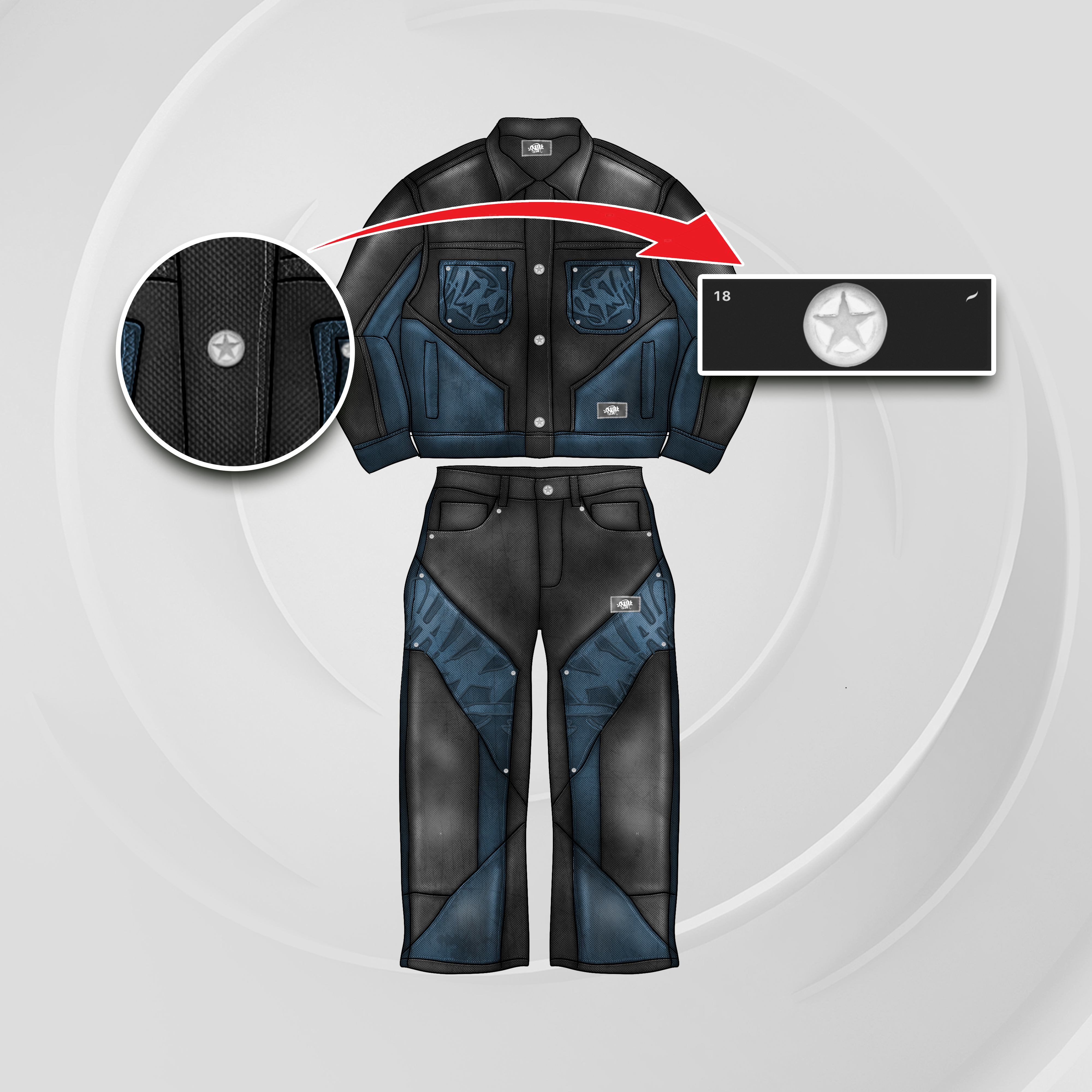 Button Brushes - Photoshop & Procreate