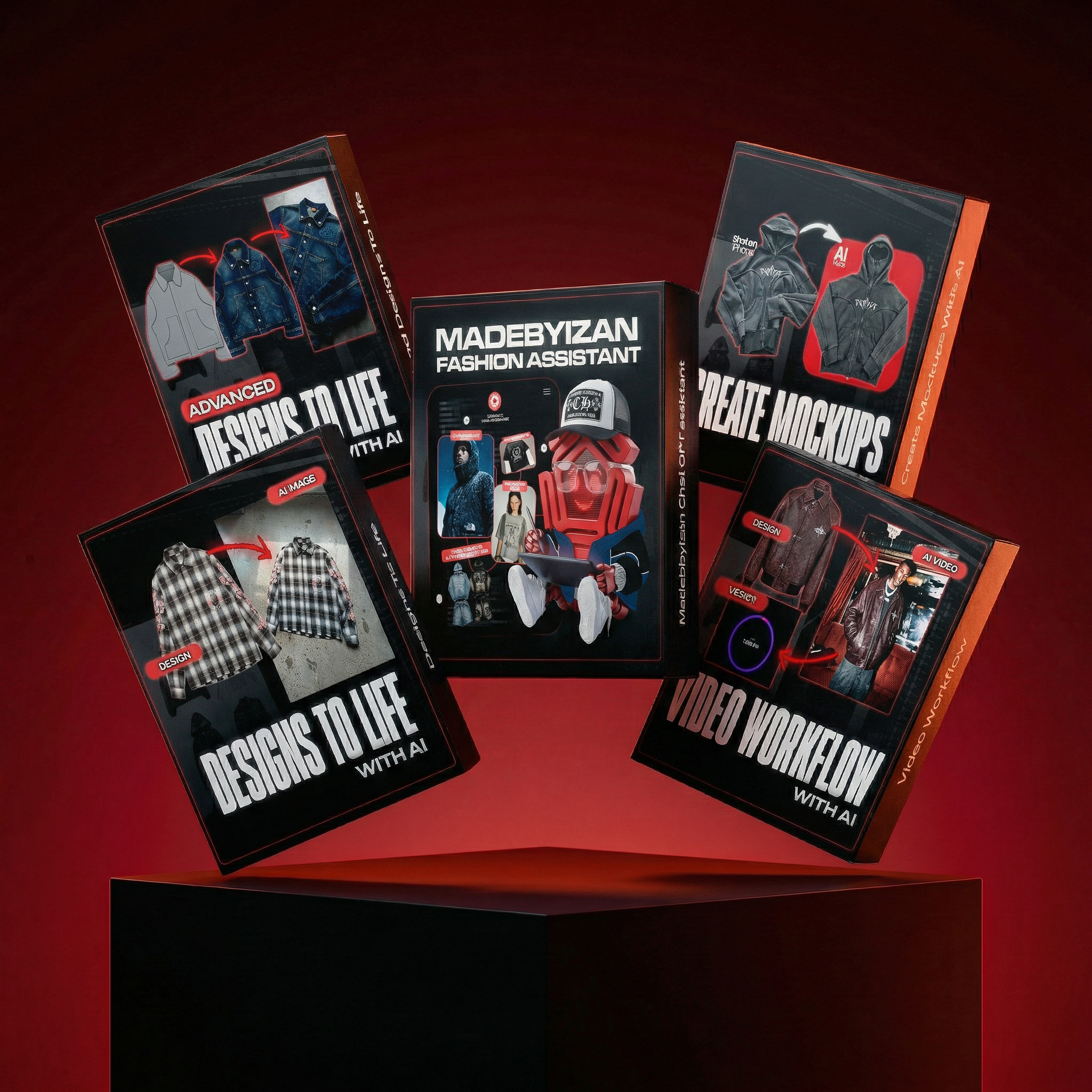 AI WORKFLOW BUNDLE - Turn your mockups to life with AI