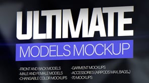 ULTIMATE Models Pack (70 MOCKUPS)