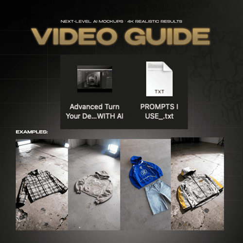 Advanced Turn Your Designs To LIfe With AI - VIDEO GUIDE