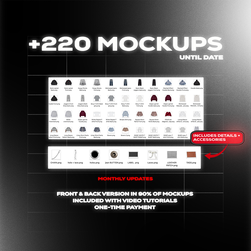 Infinite Realistic Mockup Pack