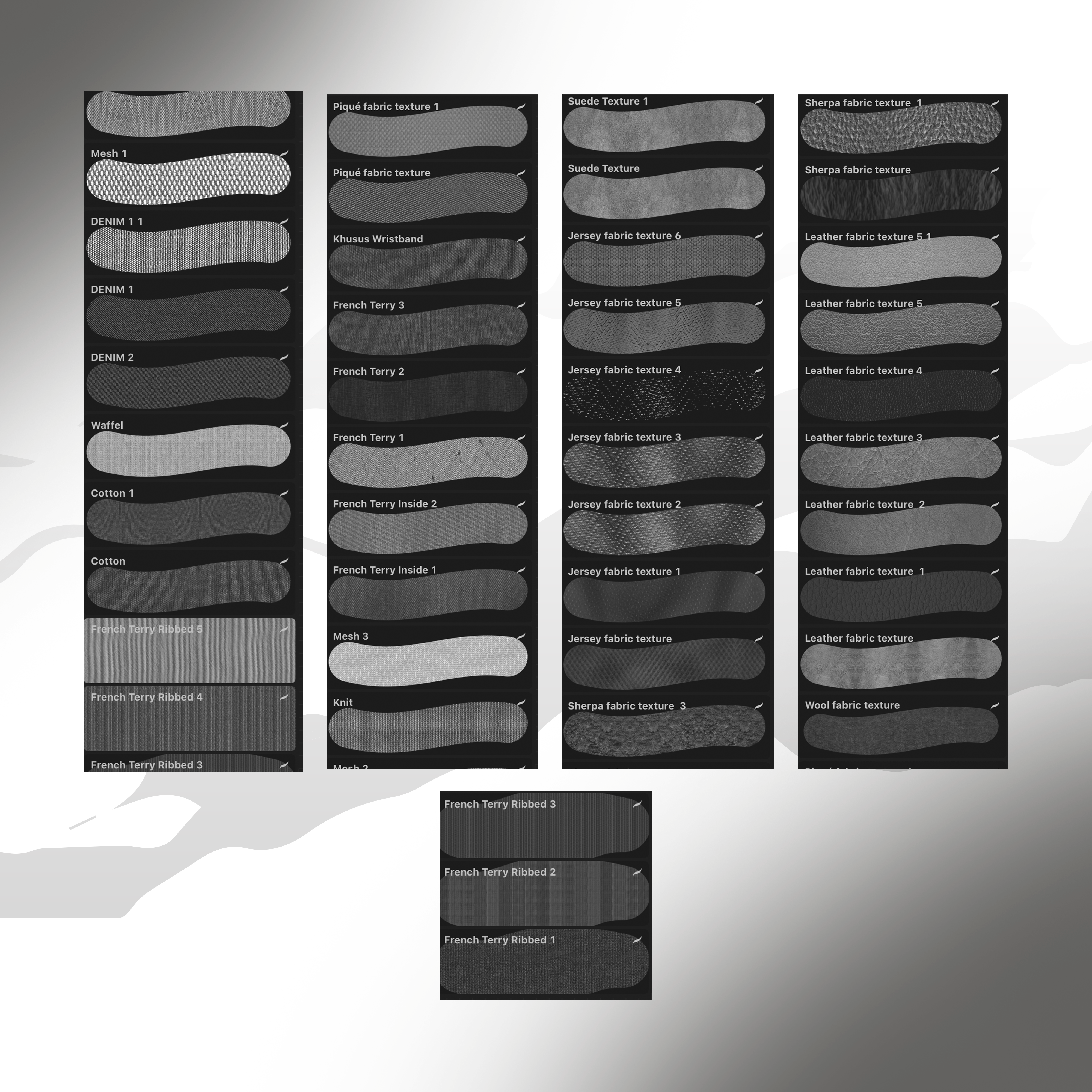 Fabric Brushes - Procreate