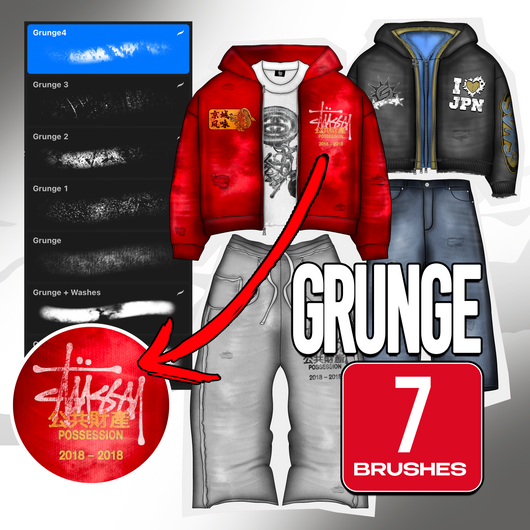 Grunge Brushes - Procreate