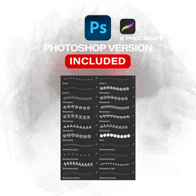 Rhinestone Brush Pack - Procreate & Photoshop