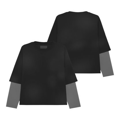 Double Layered Long Sleeve T-Shirt