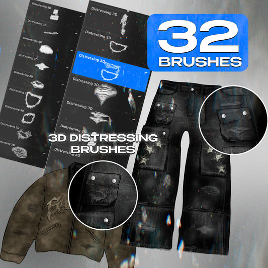 3D Distressing Brushes