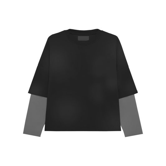 Double Layered Long Sleeve T-Shirt