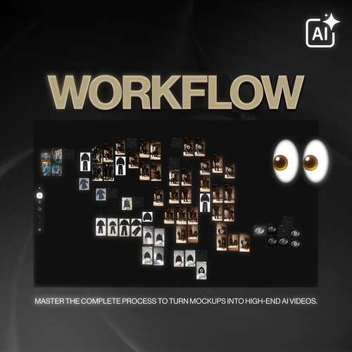 AI VIDEO WORKFLOW CAMPAIGN - Produce viral-level videos from your streetwear designs.