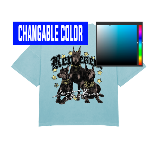 Washed Color T-Shirt Mockup