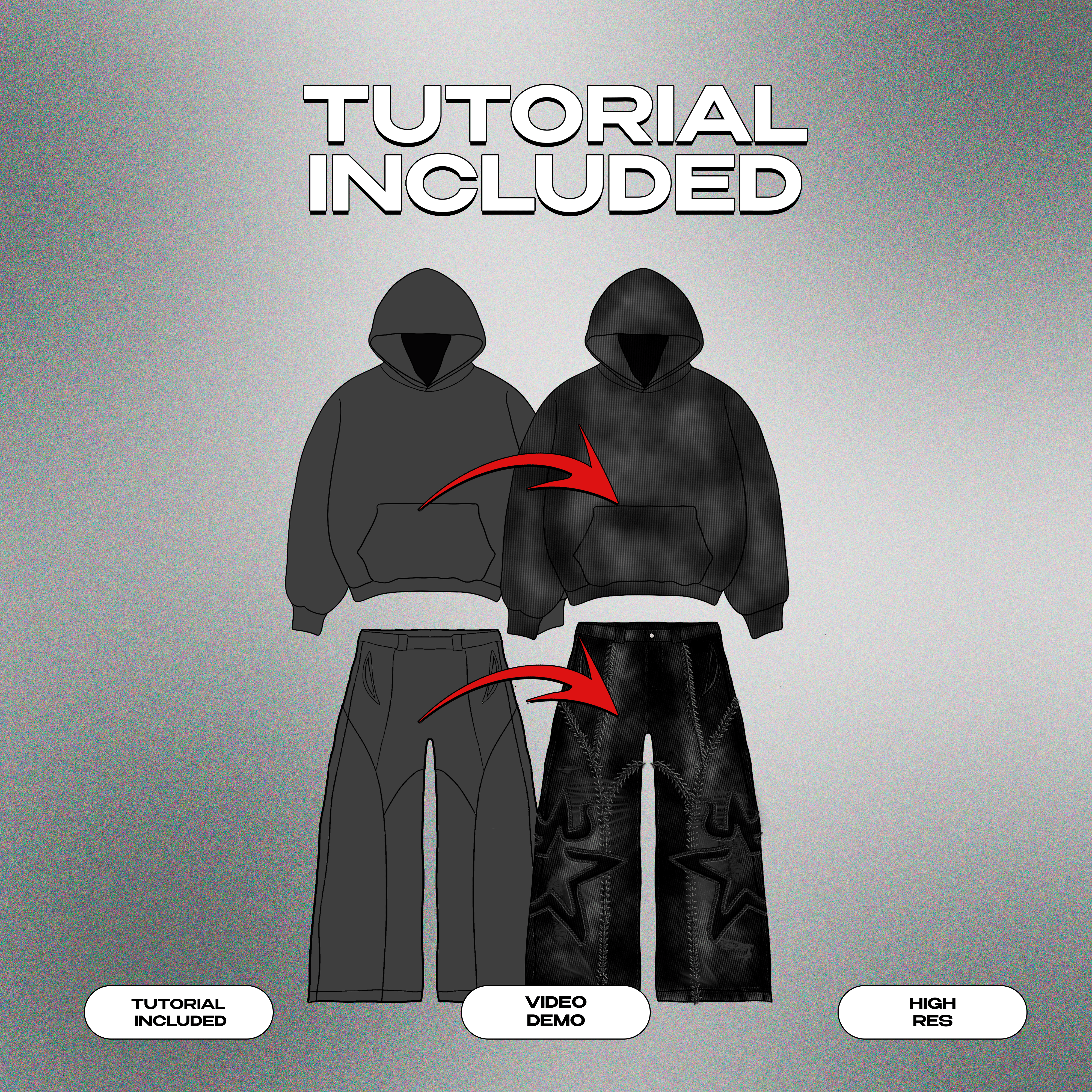 Realistic Textures - Turn Mockups into Real pieces