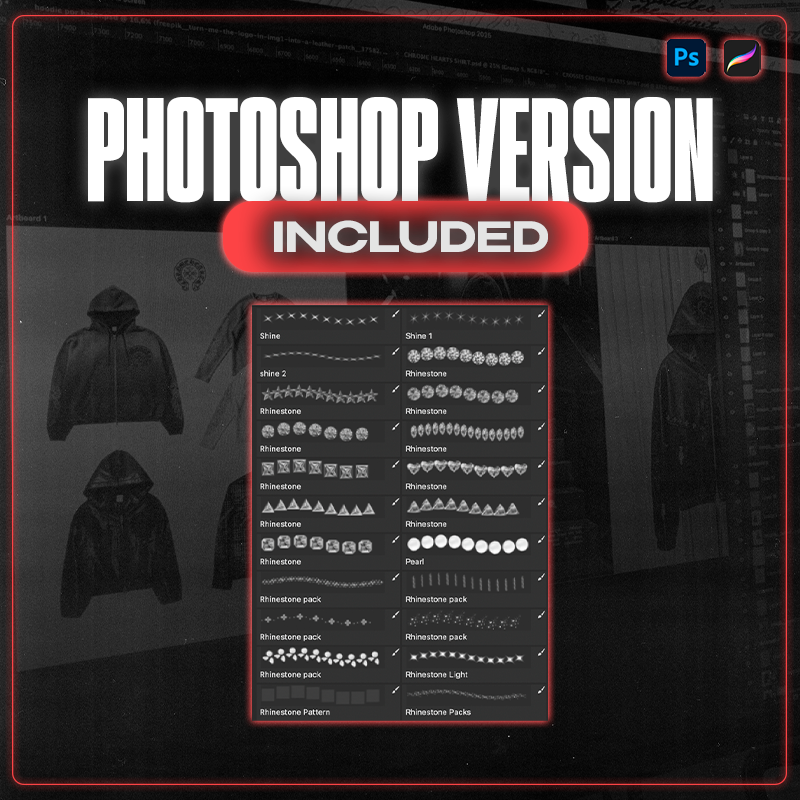 Rhinestone Brush Pack - Procreate & Photoshop