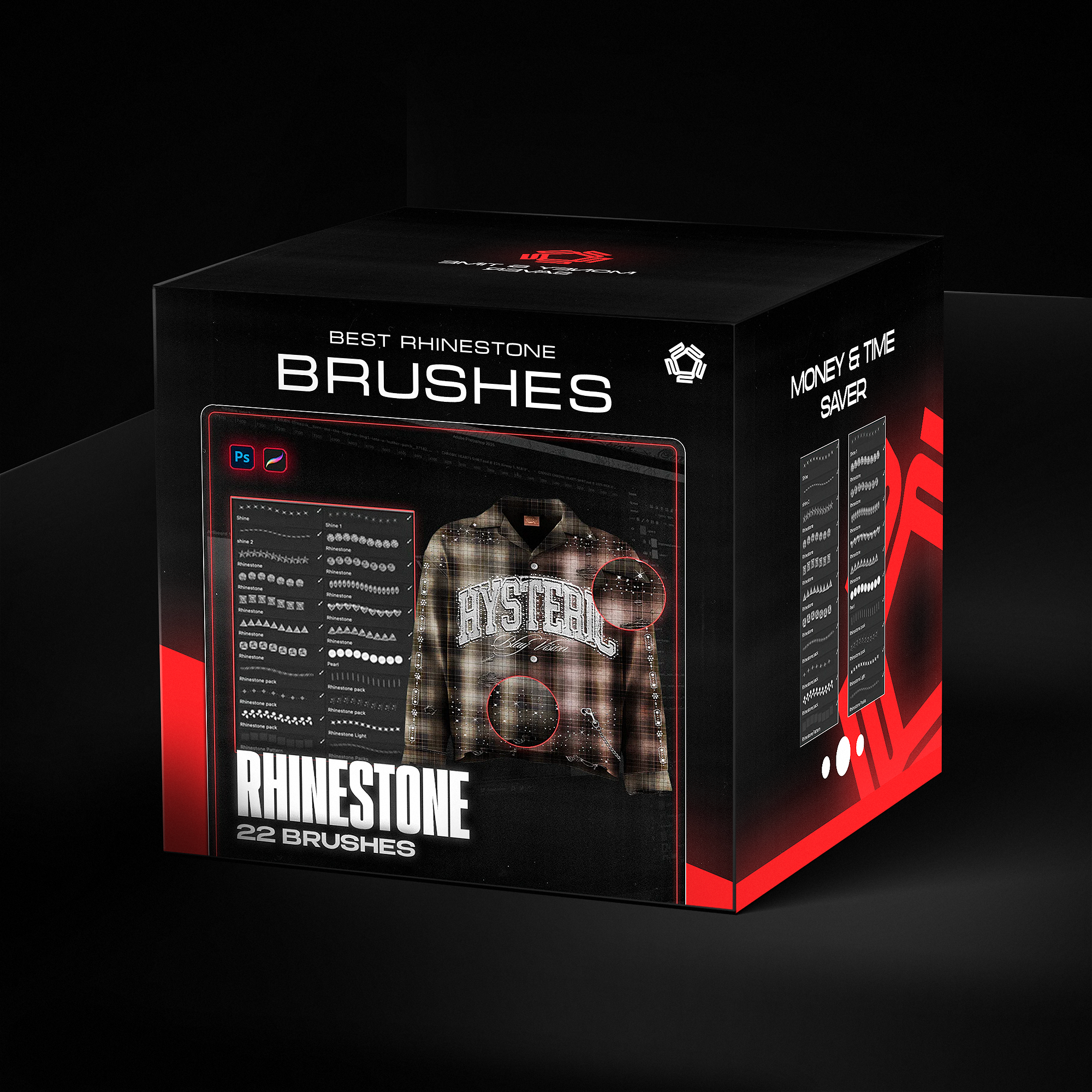 Rhinestone Brush Pack - Procreate & Photoshop
