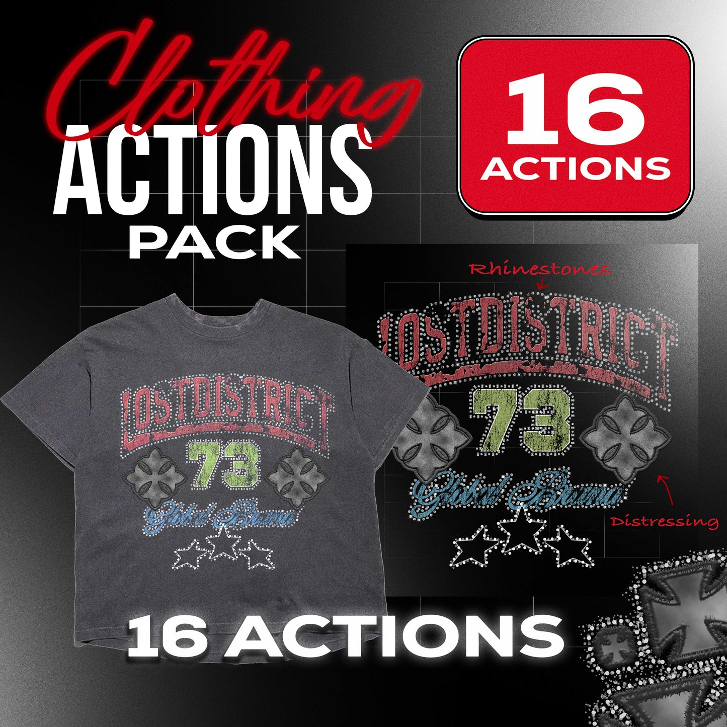 Clothing Actions Pack - Photoshop