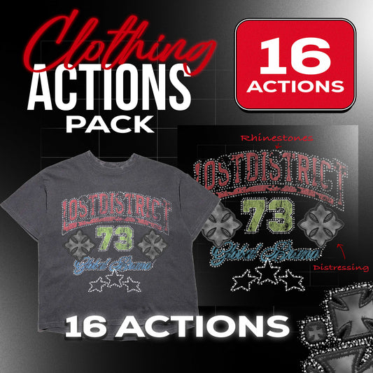 Clothing Actions Pack - Photoshop